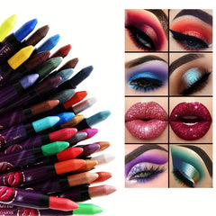 2-in-1 Waterproof Eyeshadow Stick Lip Makeup Pen