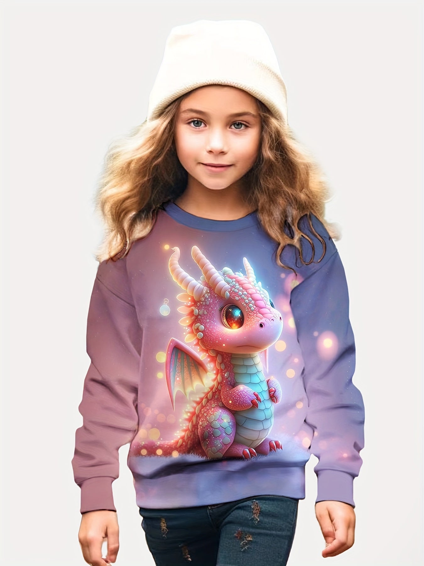 Sweet & Dragon Long Sleeve Pullover Spring Gift Sports