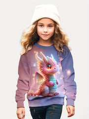 Sweet & Dragon Long Sleeve Pullover Spring Gift Sports