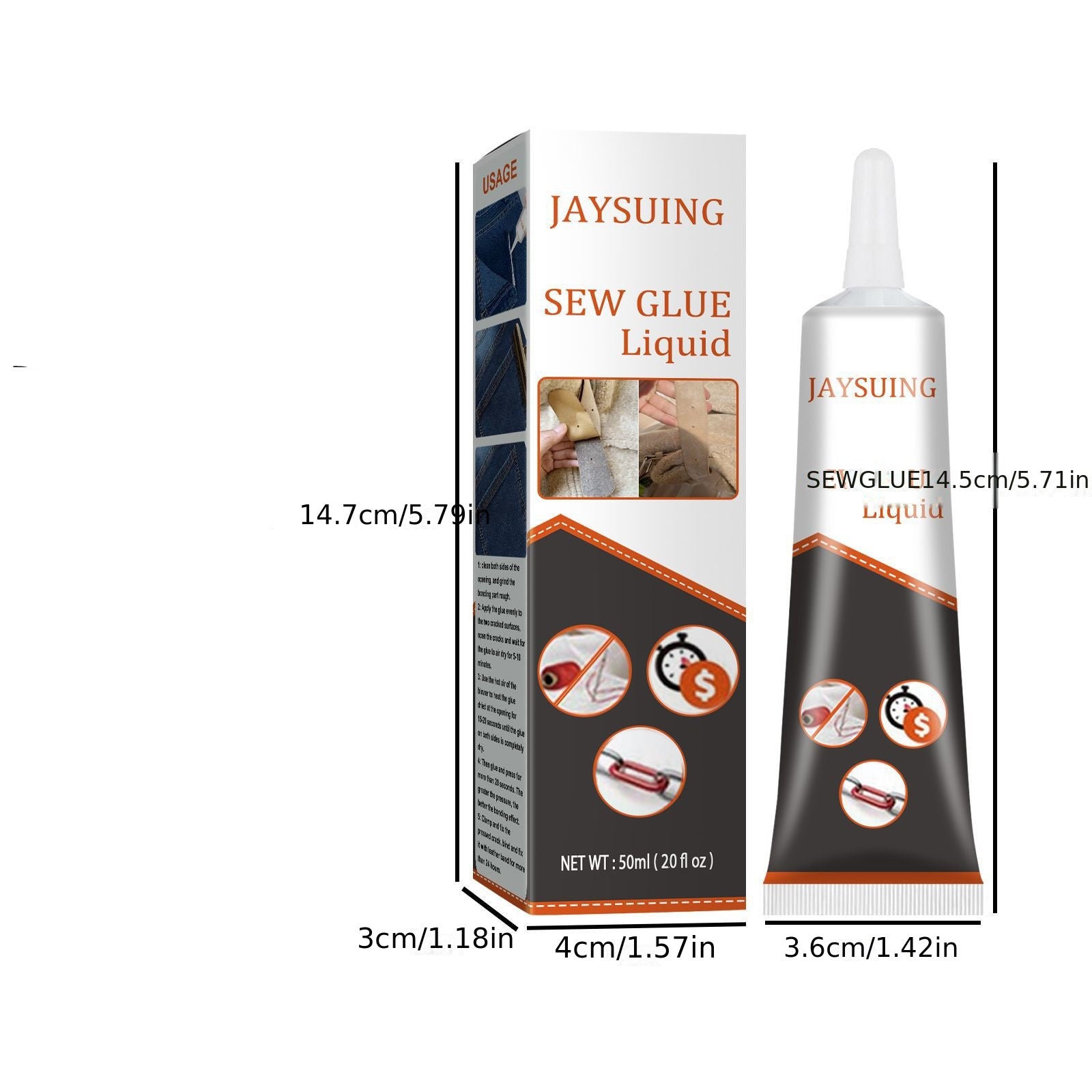 1pc Fabric Sewing Glue Universal Glue for Clothes Sofas Car Cushions