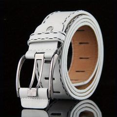 Men's Wide Needle Casual Double Belt Student Jeans Belt