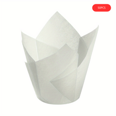 Tulip Muffin Cups Disposable Cupcake Liners Baking Tools