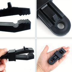 3pcs Tarp Clips Tent Clips Portable Binding Buckle Windproof Rope Buckel