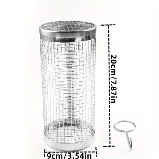Portable BBQ Rolling Grill Basket for Delicious Grilling Anywhere