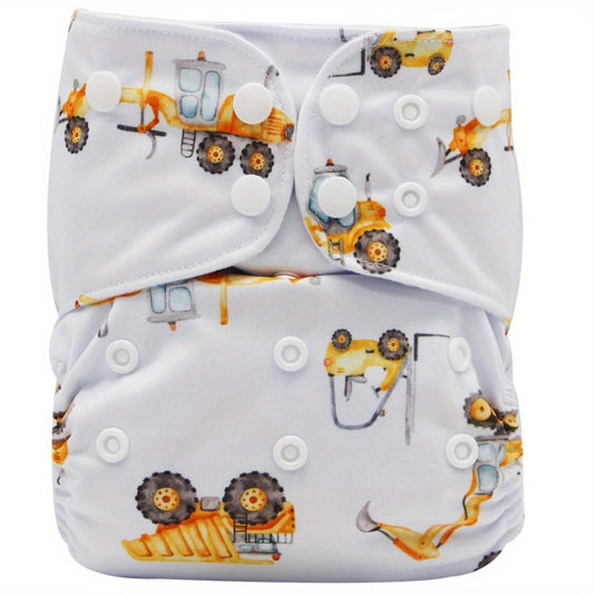 Cute & Reusable Baby Cloth Diaper - Waterproof