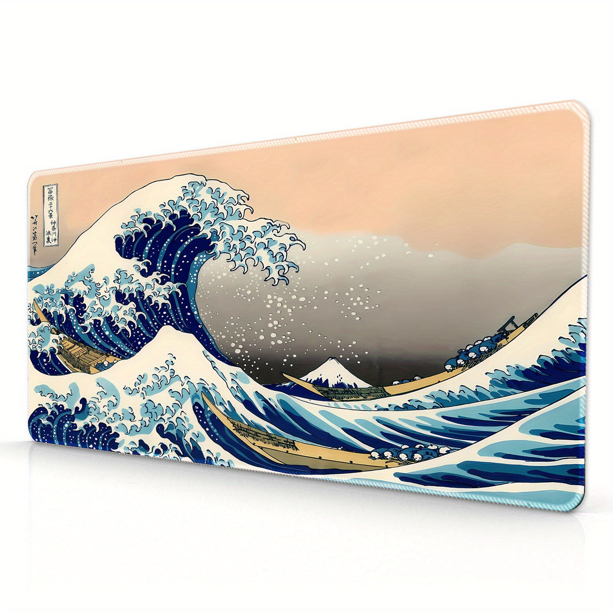 Japan Ukiyoe Sea Wave Mouse Pad XXL Kanagawa Desktop Pad