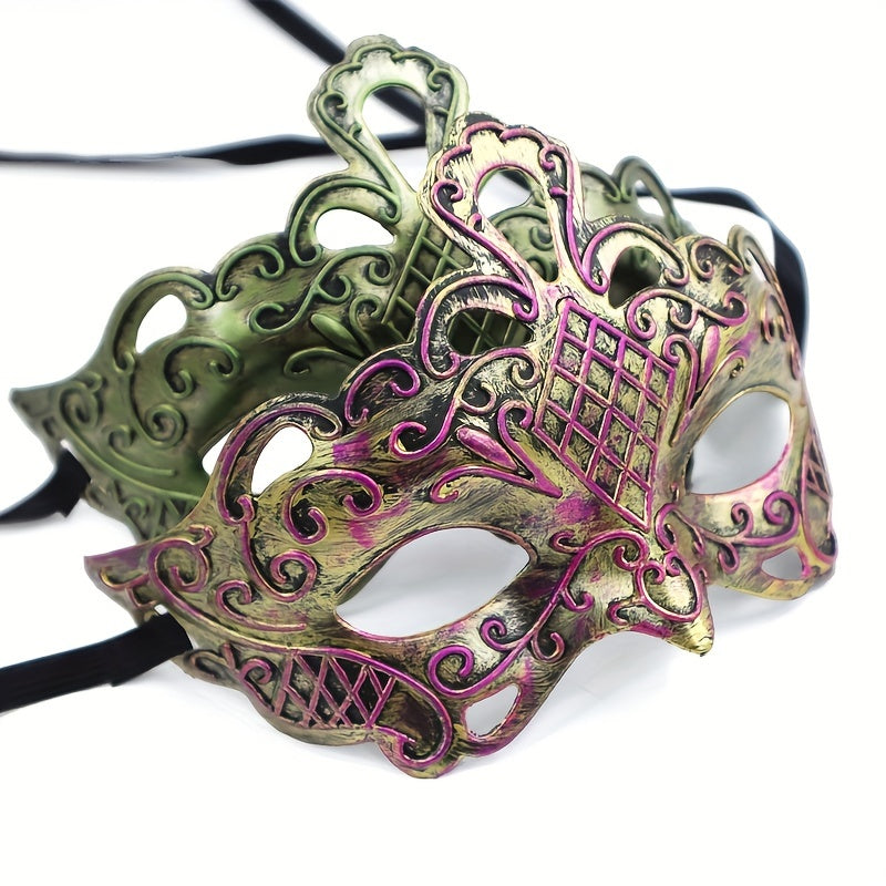 Antique Flower Crown Mask for Halloween Performance