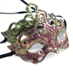 Antique Flower Crown Mask for Halloween Performance