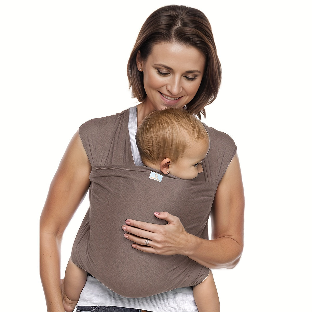 Breathable Baby Wrap Carrier Lightweight Hands Free Sling Soft & Stretchy