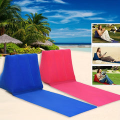 Flocking Triangle Beach Mat Inflatable Seat Cushion