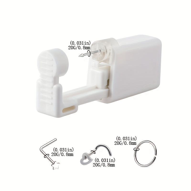 Disposable Steriled Nose Stud Nose Piercing Tool Safe 20G
