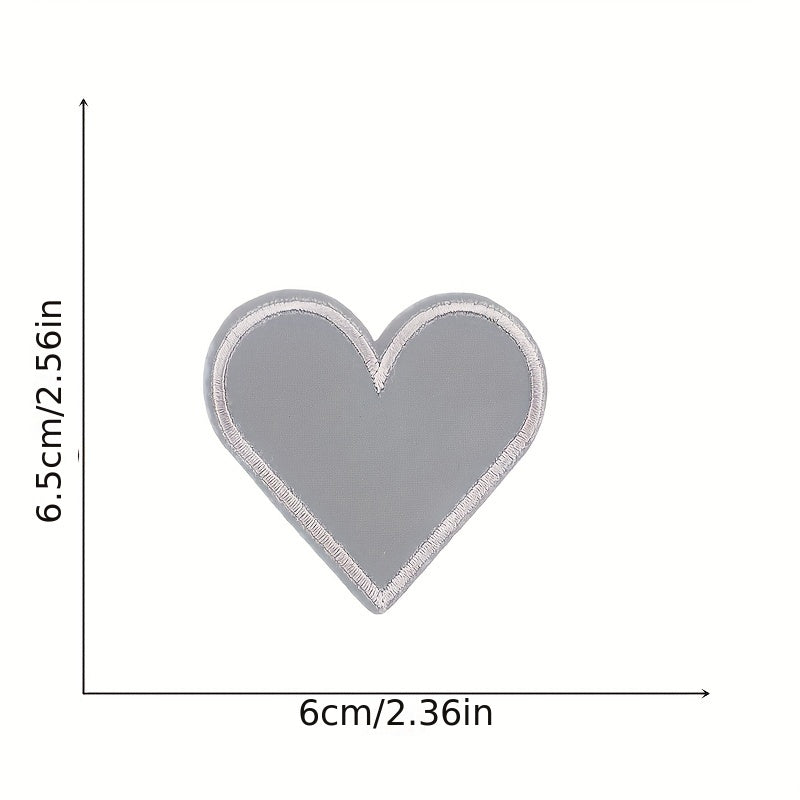 11pcs Night Effect Iron On Patches For Men Embroidered Applique Repair Patch