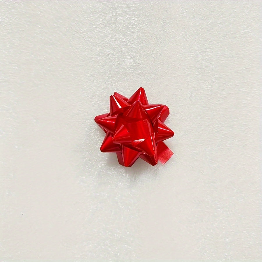 16pcs Star Bow Christmas Gift Basket Decoration Holiday Flower Wrap