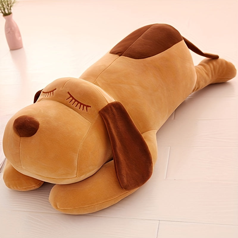Plush Toy Tummy Time Dog Soft Dog Animal Doll Pillow Activity Gift