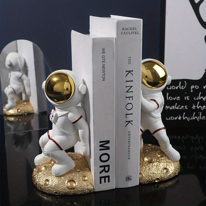 Spaceman Book Stand Desk Storage Astronaut Decoration Student Office