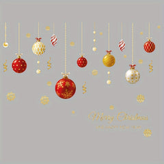 Christmas Window Sticker DIY Christmas Ball Decorations