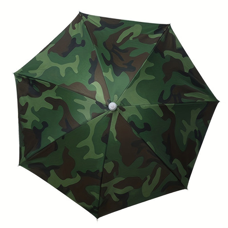 Fishing Cap With Umbrella Outdoor Foldable Umbrella Hat