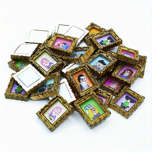 1:12 Mini Figures Flower Grass Photo Frame DIY Scene Accessories