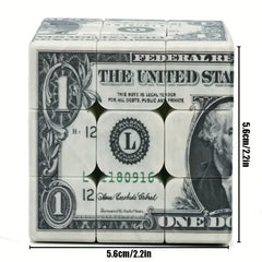 1pc Speed Cube with Unique 1 Bill Infinite Magic Puzzle ABS Resin