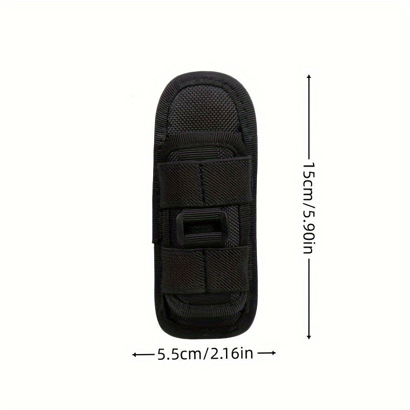 360 Rotatable Nylon Flashlight Cover Durable Pouch