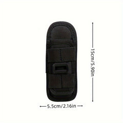 360 Rotatable Nylon Flashlight Cover Durable Pouch