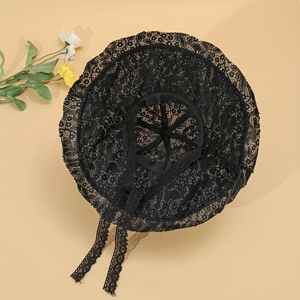 Wode Bim Lace Bucket Hat Classic Sun Hat For Women