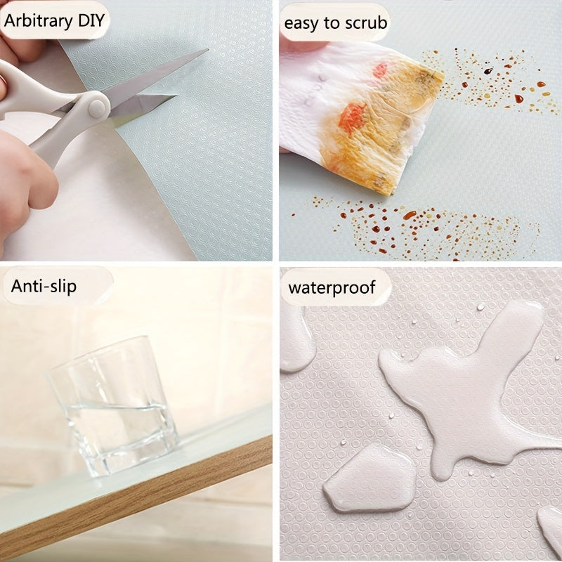 Non-Adhesive Refrigerator Liners Waterproof Stain-Proof Mat