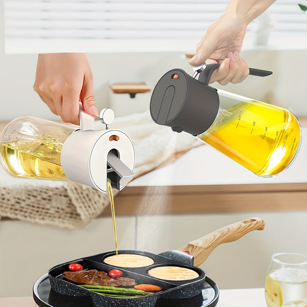 2 In 1 Dispenser And Sprayer Dual use Bottle Large Capacity Olive Sprayer Cookin