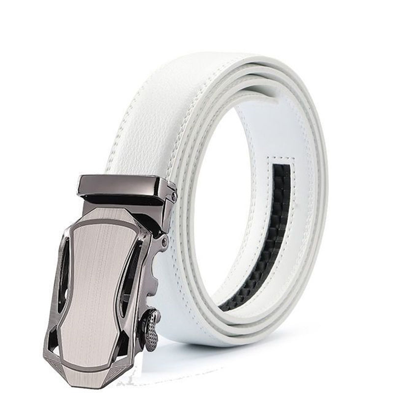 Men's Casual Alloy PU Leather Belt