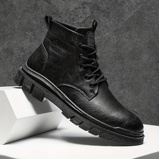 Men's Lace up Ankle Boots Casual Walking Shoes