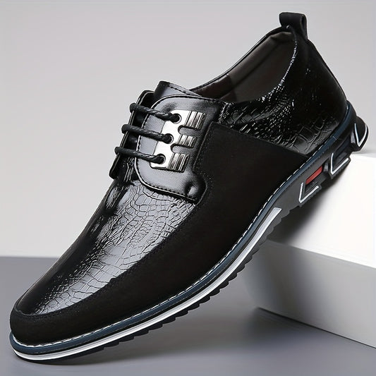 Men's Lace-Up Derby Shoes for Business Formal Events