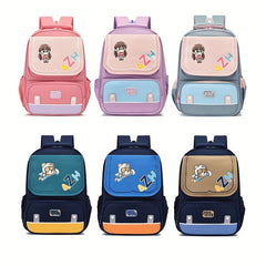 Kids Cartoon Schoolbag - Large Capacity Backpack