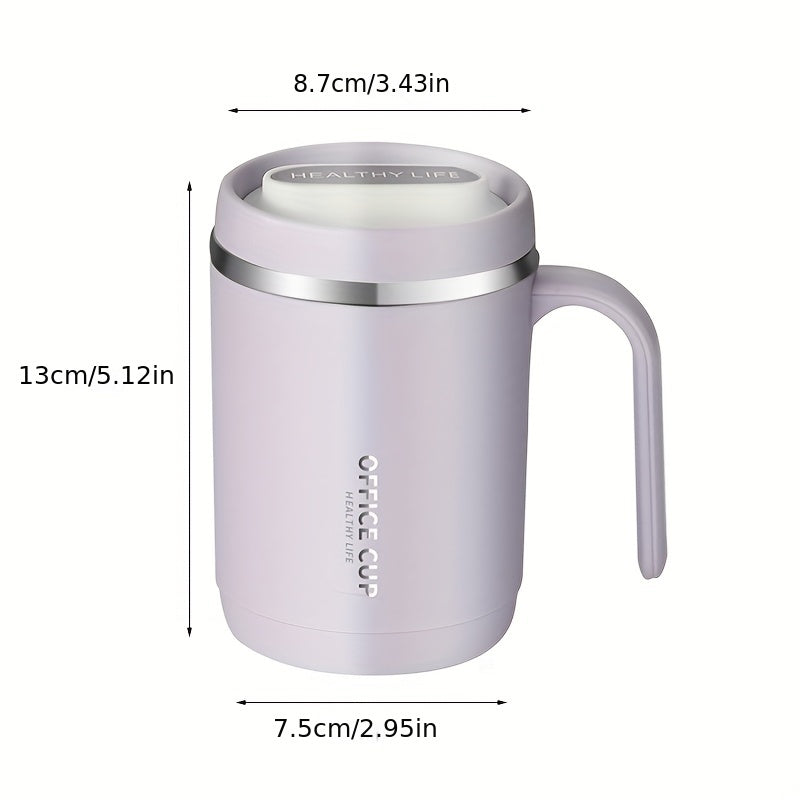 Insulated Coffee Mug Stainless Steel with Lid, Portable Water Cup