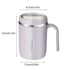 Insulated Coffee Mug Stainless Steel with Lid, Portable Water Cup