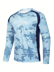 Men's Graphic Print UPF 50 Sun Protection Jacket