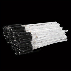 20 pcs Crystal Eyelash Brushes 100 Mascara Wands for Extensions