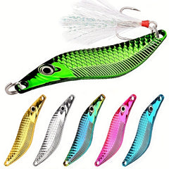 Metal VIB Leech Spinners Spoon Lures for Big Fish