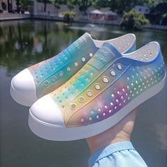 Women's Hollow Out Clogs Slip On Shoes Lightweight Garden Shoes