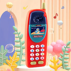 Kids' Fun Music Phone w/ Sound & Light Effects Multiple Modes Ideal Gift