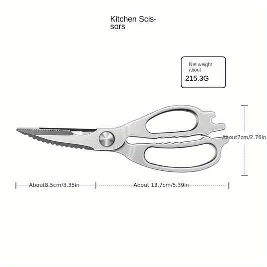 Stainless Steel Kitchen Scissors Strong Food Shears For Meat Poultry Chicken