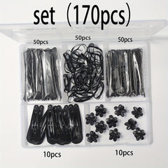 Hair Accessories Set Hair Clips Hair Rings Hair Claws Styling Tools Bands