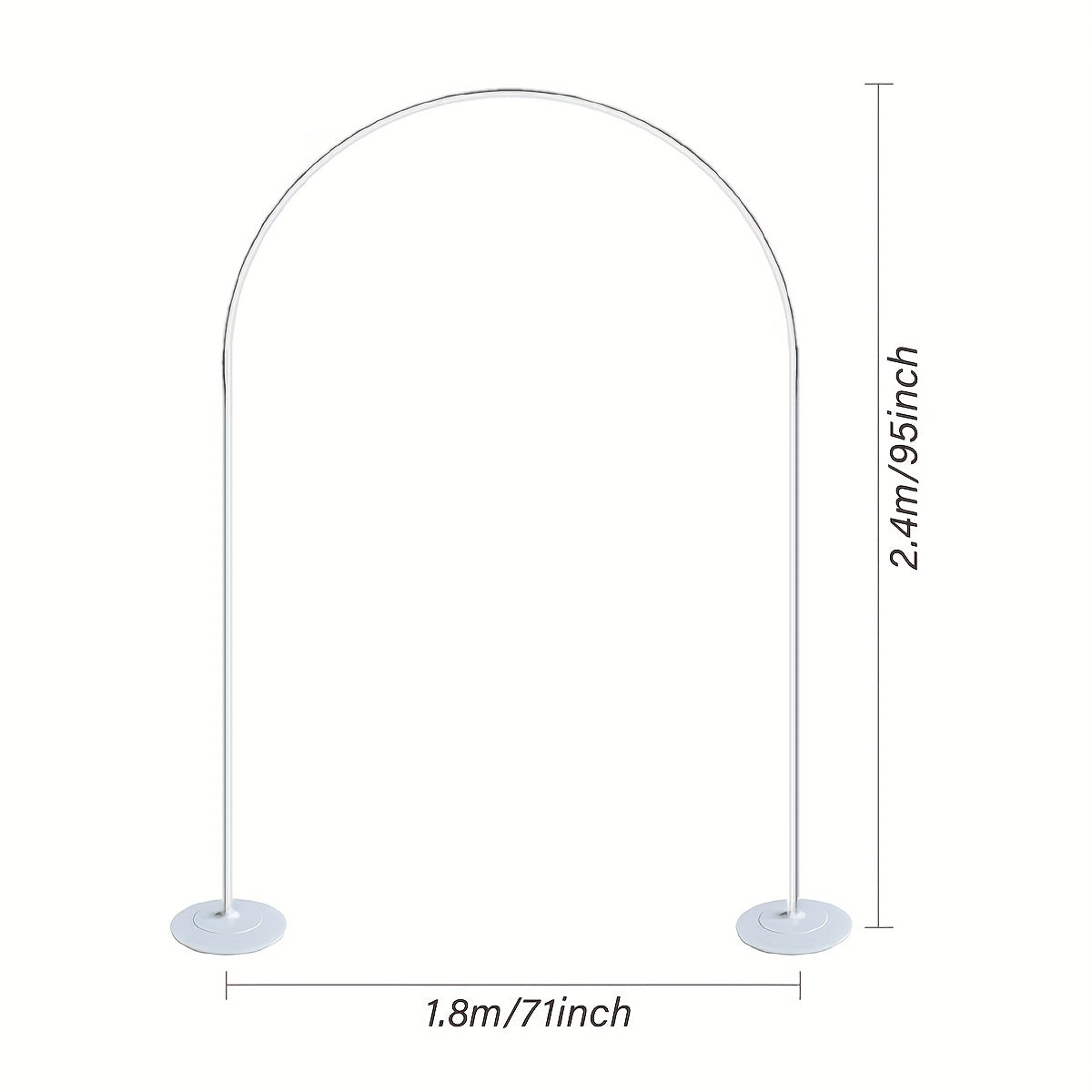Balloon Arch Stand with Base Kit for Events Decor