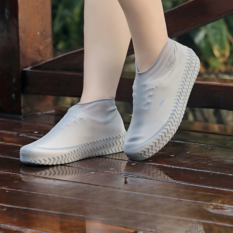 Silicone Shoe Covers Waterproof Non-Slip Elastic All Shoe Sizes