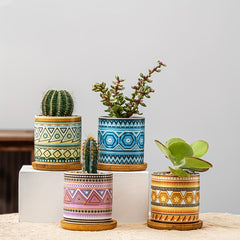 Nordic Style Ceramic Flower Pot for Succulents, Indoor and Outdoor Use