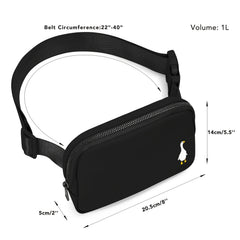 Adjustable Crossbody Bag for Exercise & Travel