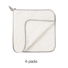 4pcs Thick Sanitary Cleaning Cloth Absorbent 9.84in
