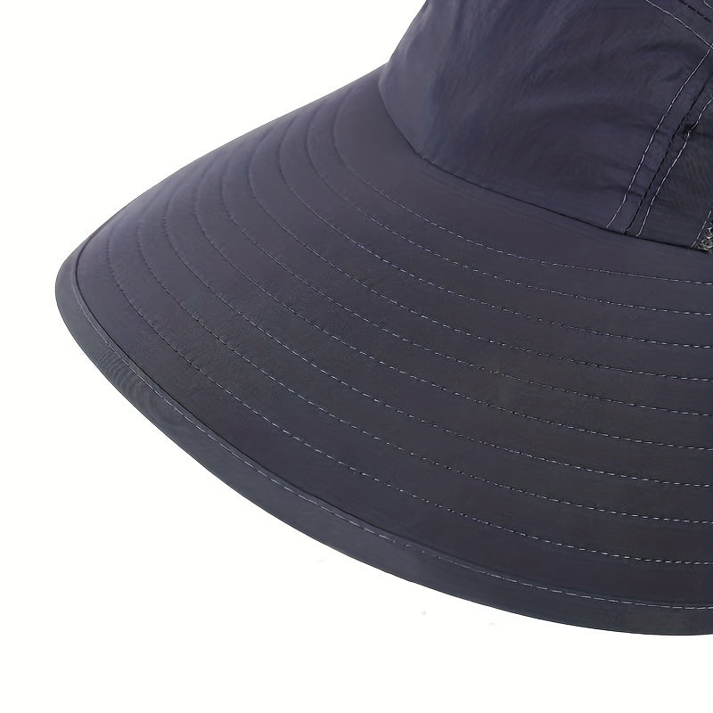 Men's Outdoor UV Protection Sunshade Hat for Fishing and Mountaineering