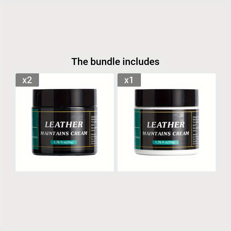 Leather Care Cream for Car Seats and Sofas