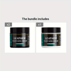 Leather Care Cream for Car Seats and Sofas