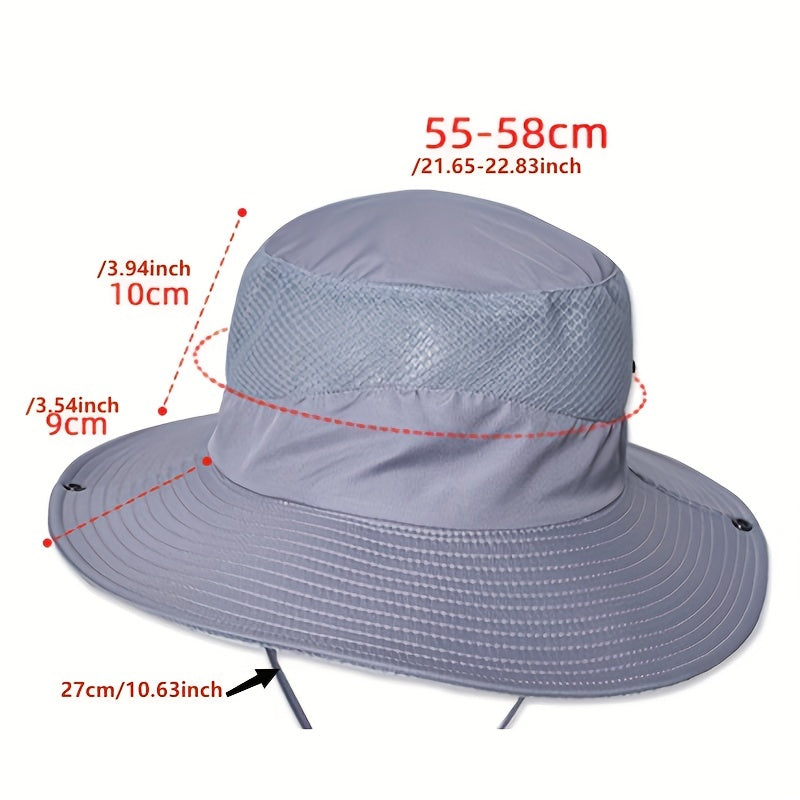 Unisex Sunshade Bucket Hat for Outdoor Activities